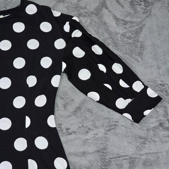 ZARA Polka Dot Puff Sleeve Mini Dress Size M - Picture 13 of 14